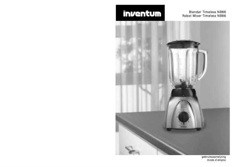 Page 1 of the manual User Manual Inventum NB86