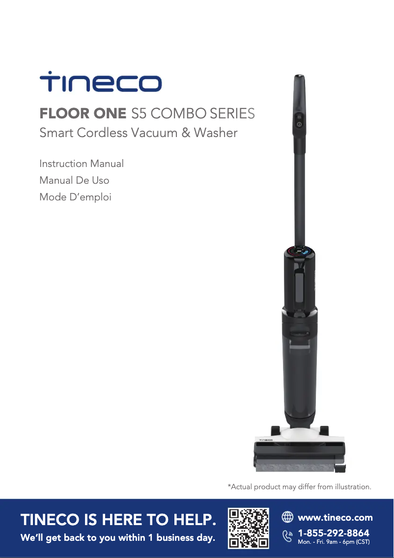 First page image of the manual for Floor One S5 Combo