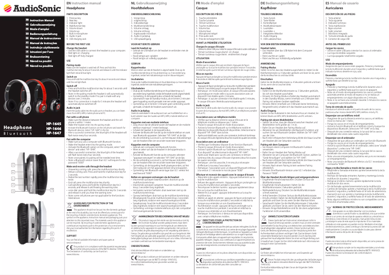 Image de la première page du manuel de l'appareil HP-1645