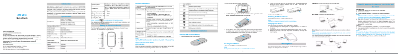 Page 1 of the manual User Manual ZTE MF80