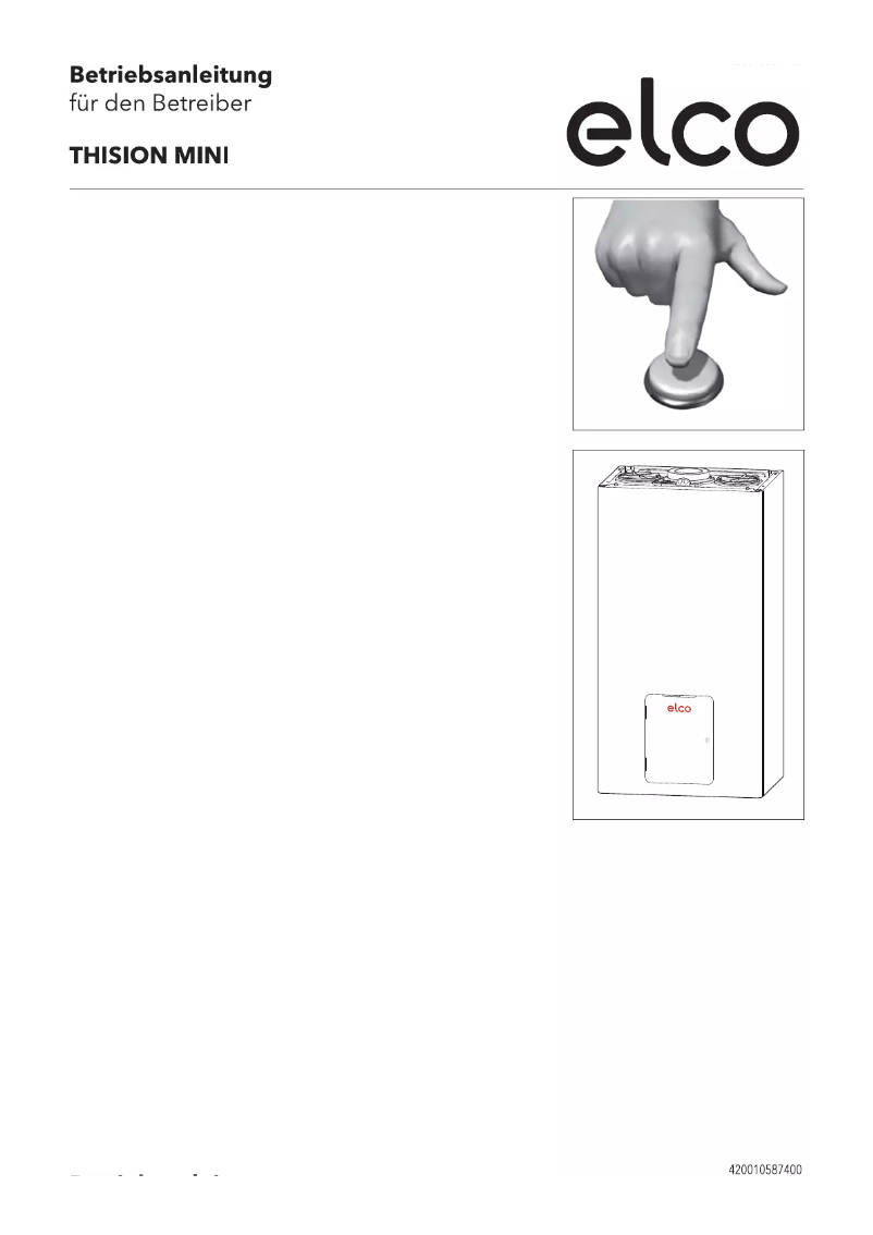 First page image of the manual for Thision Mini