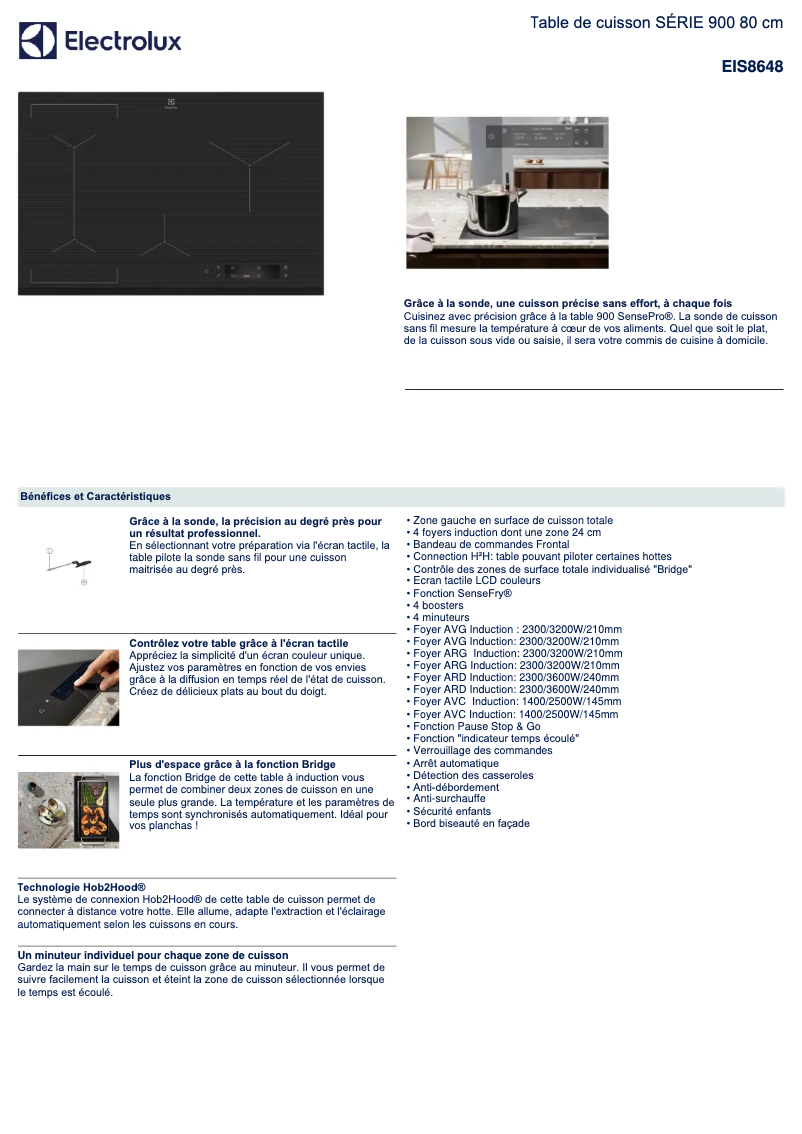 First page image of the manual for EIS8648