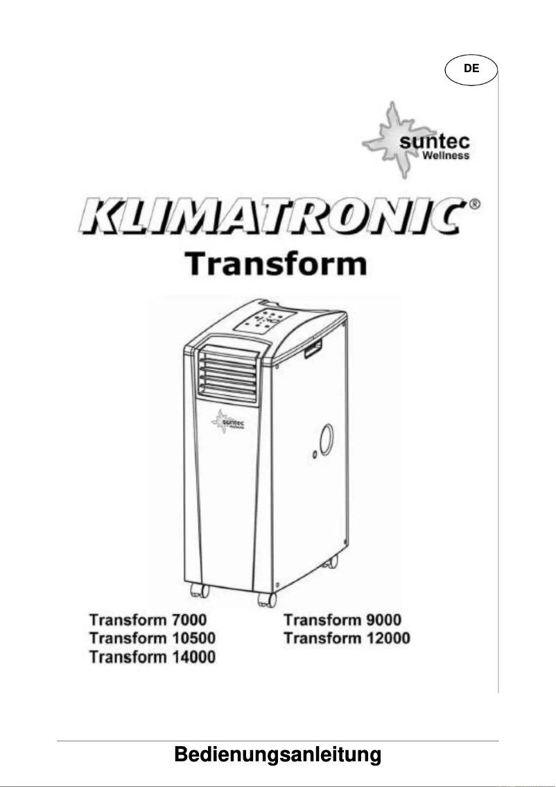 Page 1 of the manual User Manual Suntec Transform 12000