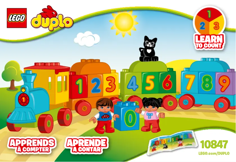 First page image of the manual for Duplo 10847
