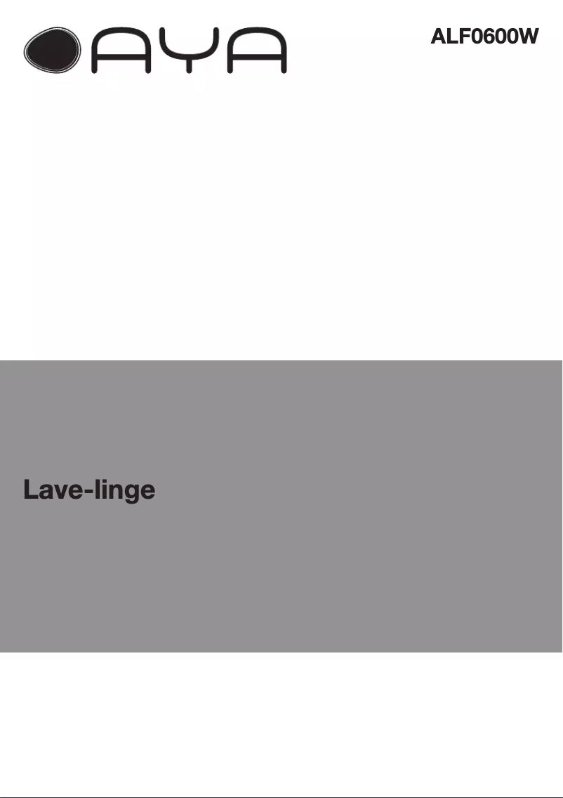 Page 1 of the manual User Manual AYA ALF0601