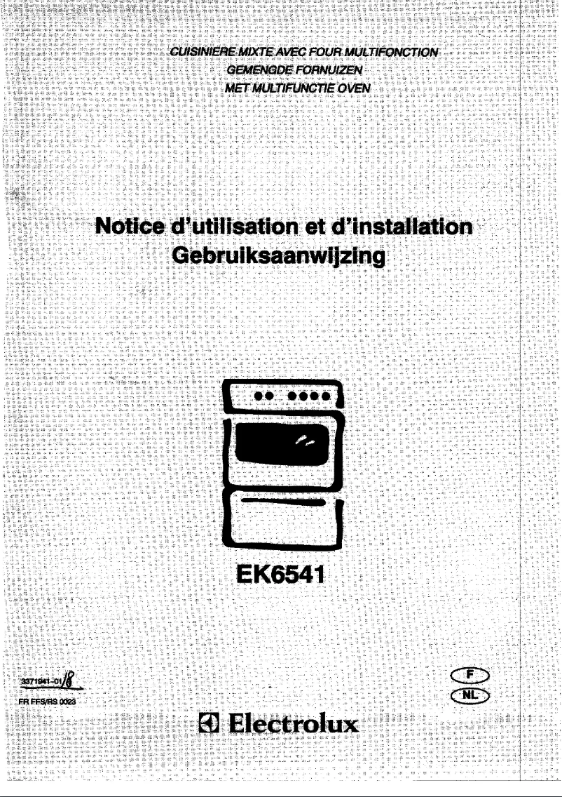First page image of the manual for EK6541W