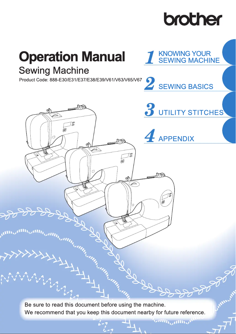 First page image of the manual for CE5500PRW