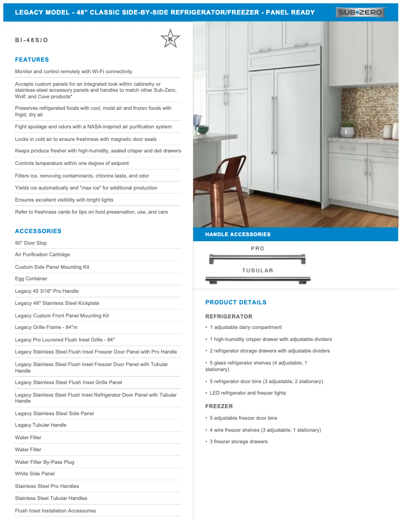 First page image of the manual for BI-48O