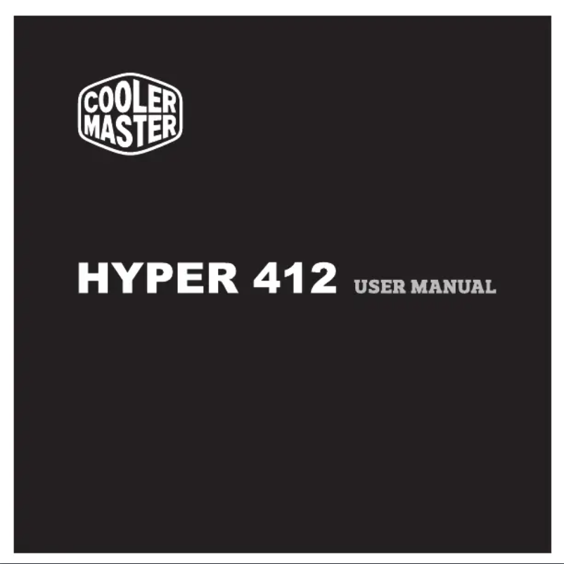 First page image of the manual for Hyper 412 PWM