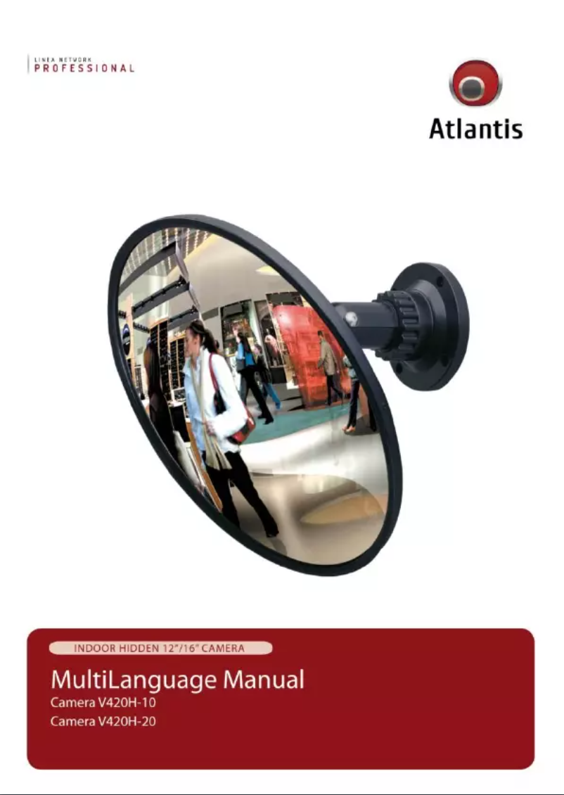 Page 1 of the manual User Manual Atlantis Land V420H-20