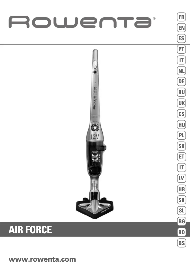 Page 1 de la notice Manuel utilisateur Rowenta RH846501
