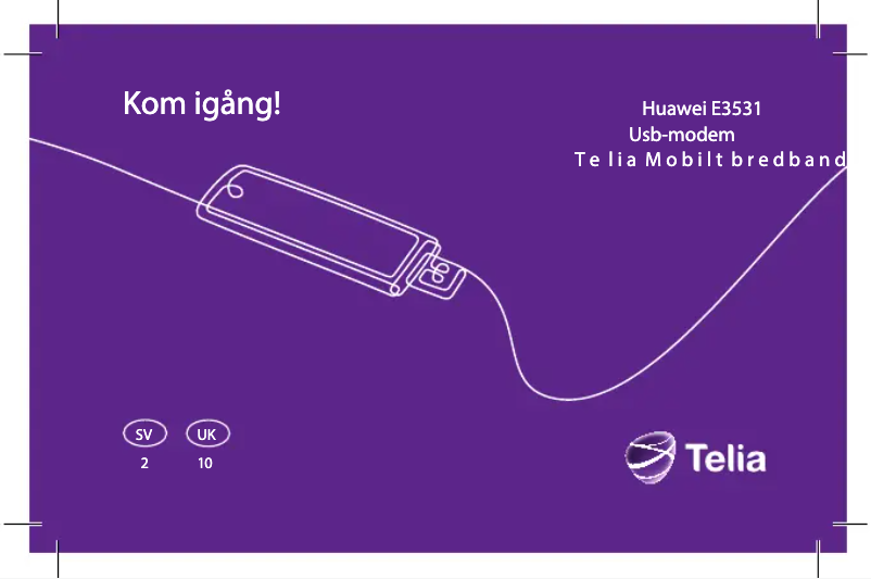 Image de la première page du manuel de l'appareil E3531