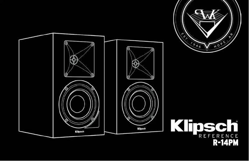 Page 1 of the manual User Manual Klipsch R-14PM