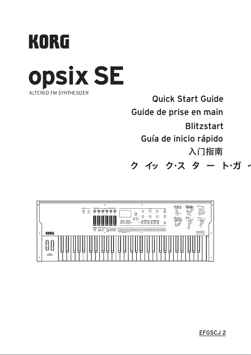 First page image of the manual for Opsix SE Platinum