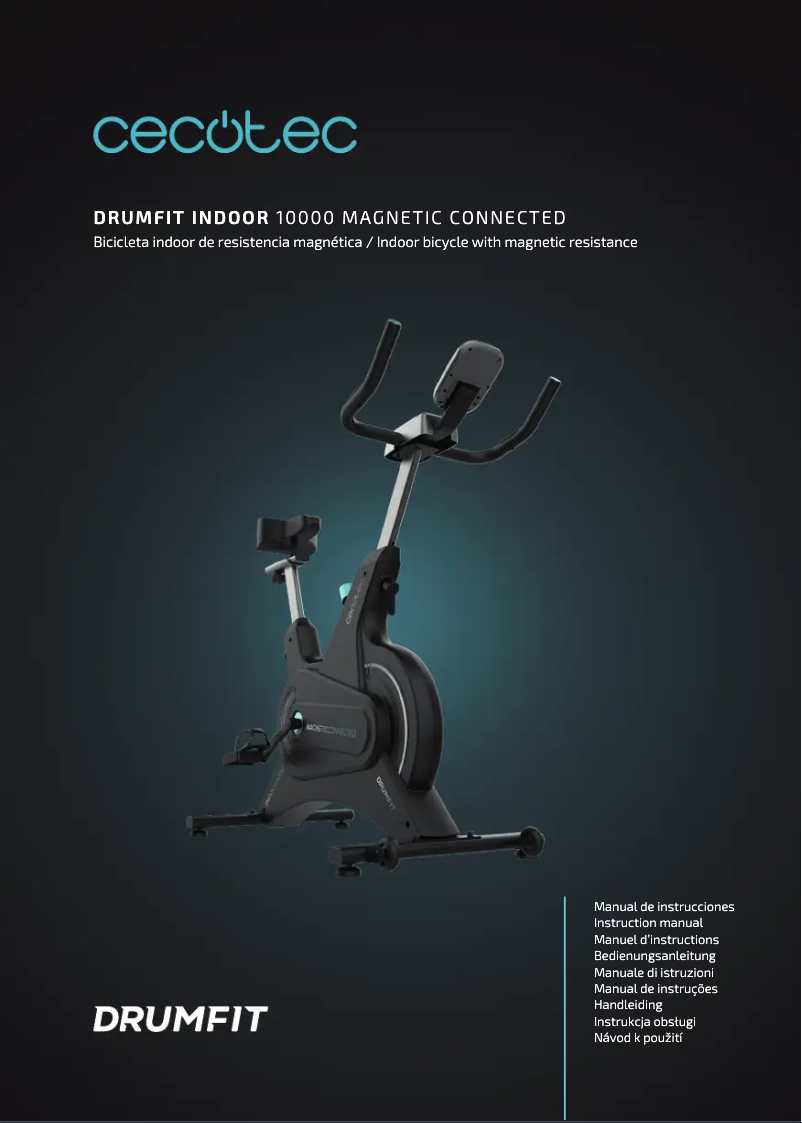 First page image of the manual for Drumfit Indoor 10000 Magnetic Connected