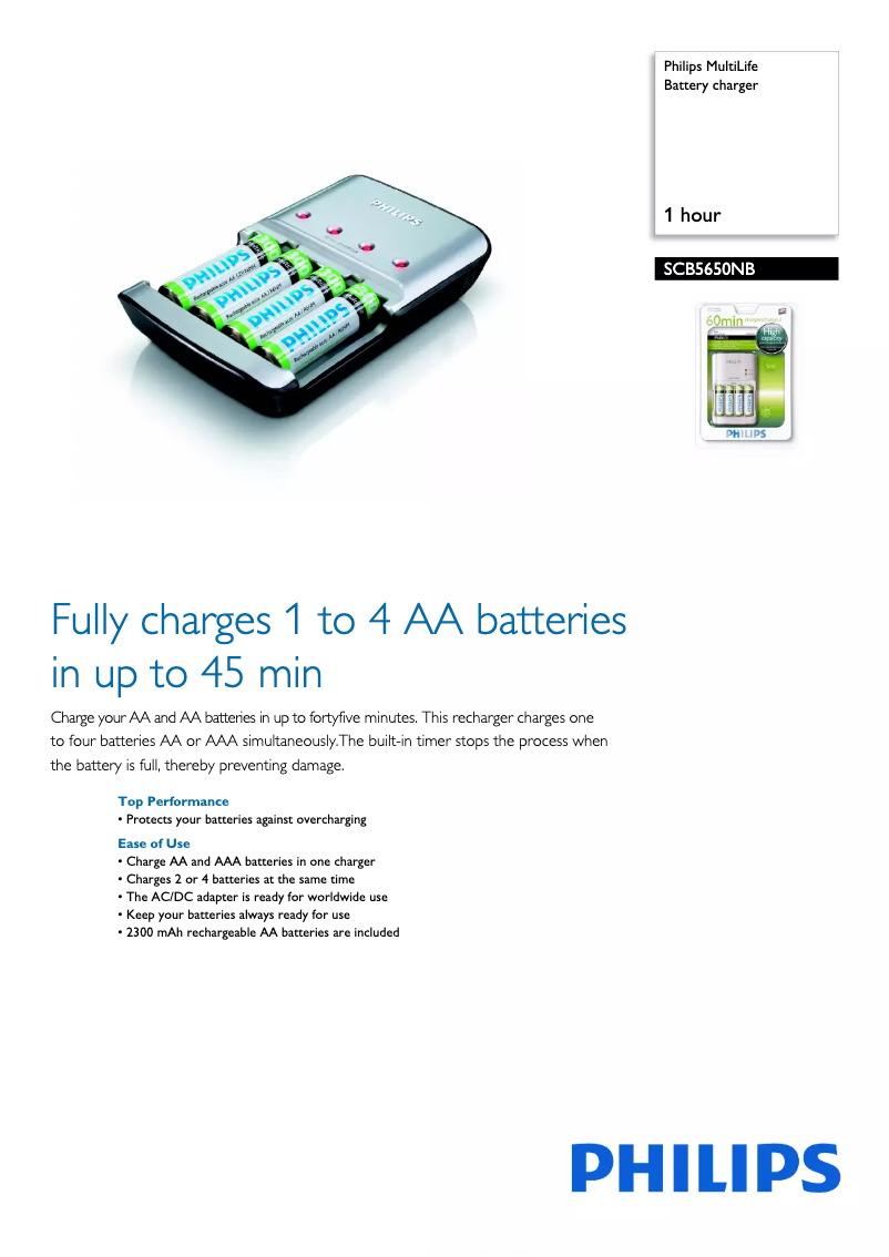 First page image of the manual for MultiLife SCB5650NB