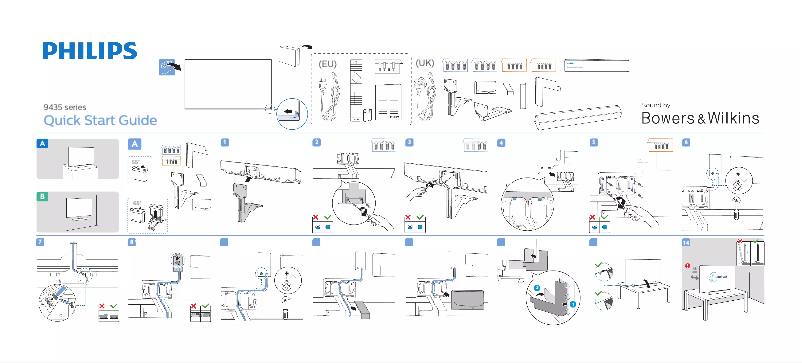 First page image of the manual for 55PUS9435