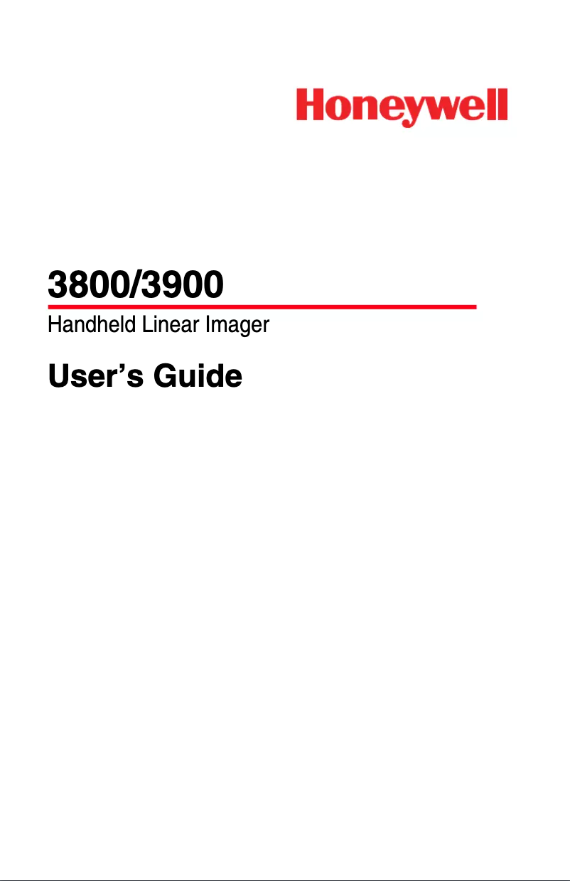 First page image of the manual for ImageTeam 3900