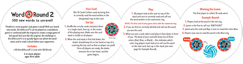 First page image of the manual for WordARound 2