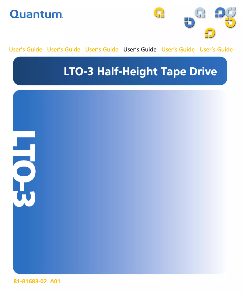 Page 1 of the manual User Manual Quantum TC-L32BX-EY