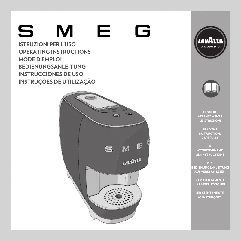 Page 1 of the manual Instruction Manual Smeg Lavazza A Modo Mio