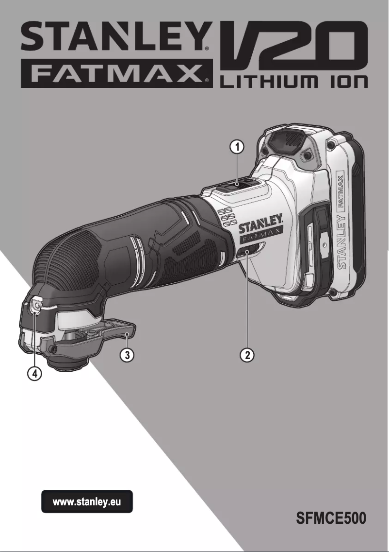 First page image of the manual for Fatmax SFMCE500