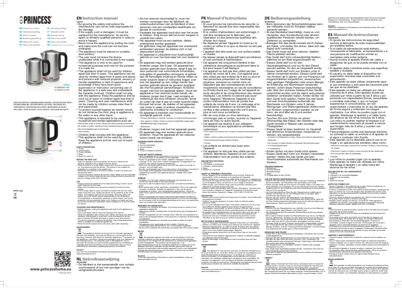 First page image of the manual for 236001