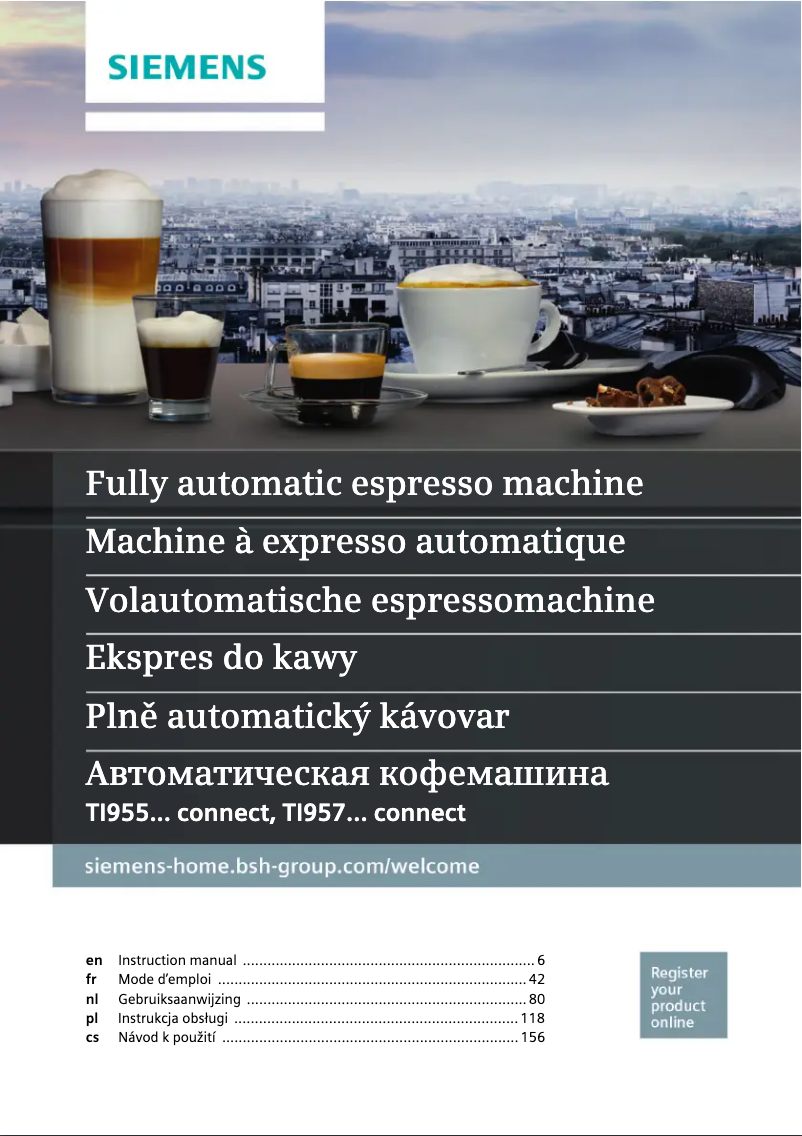 First page image of the manual for EQ.9 plus connect s700 TI9573X9RW