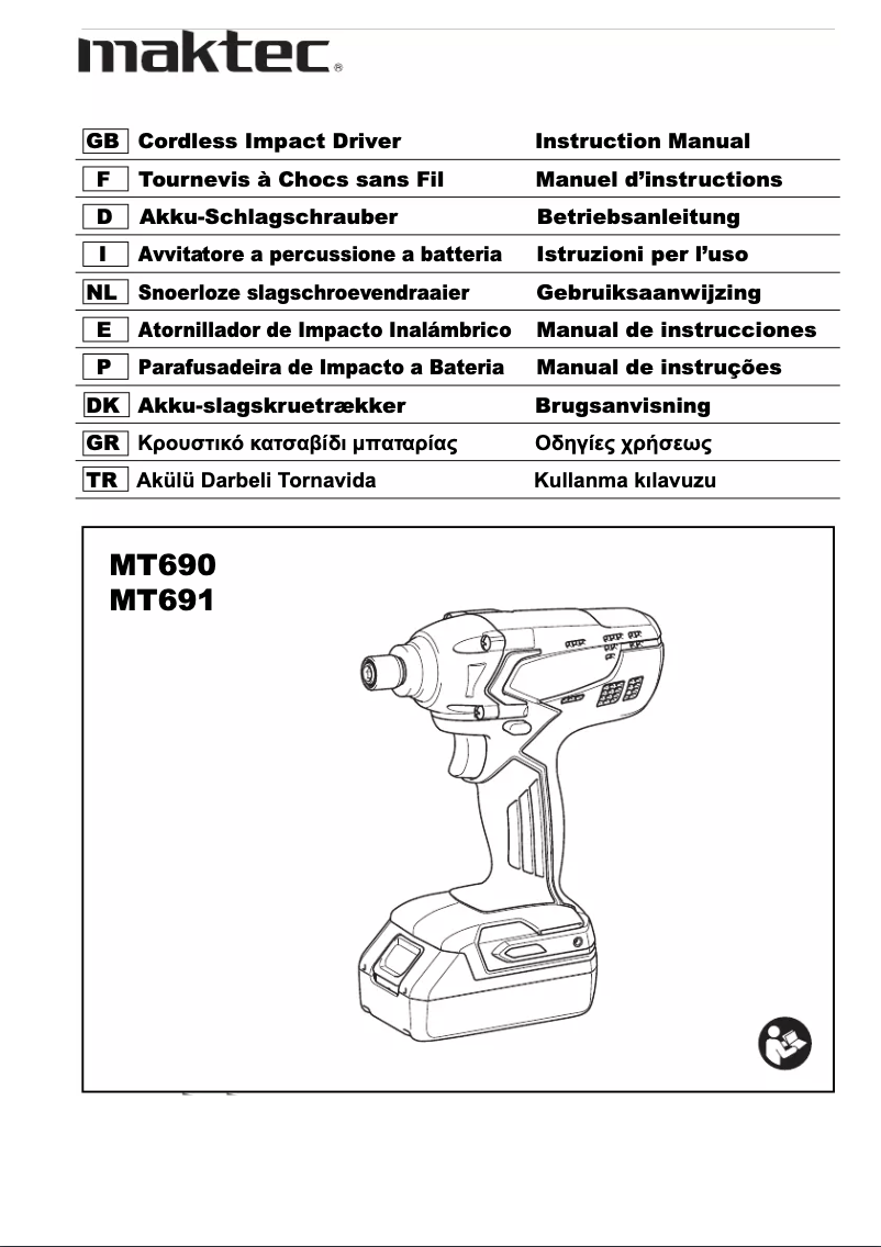 Page 1 of the manual User Manual Maktec MT691