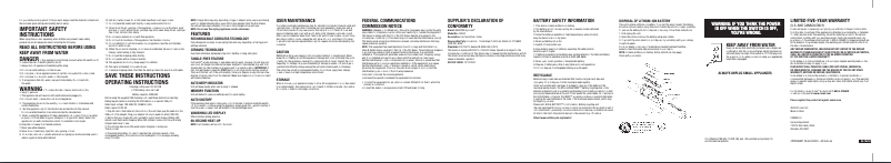 First page image of the manual for InfinitiPRO CR520