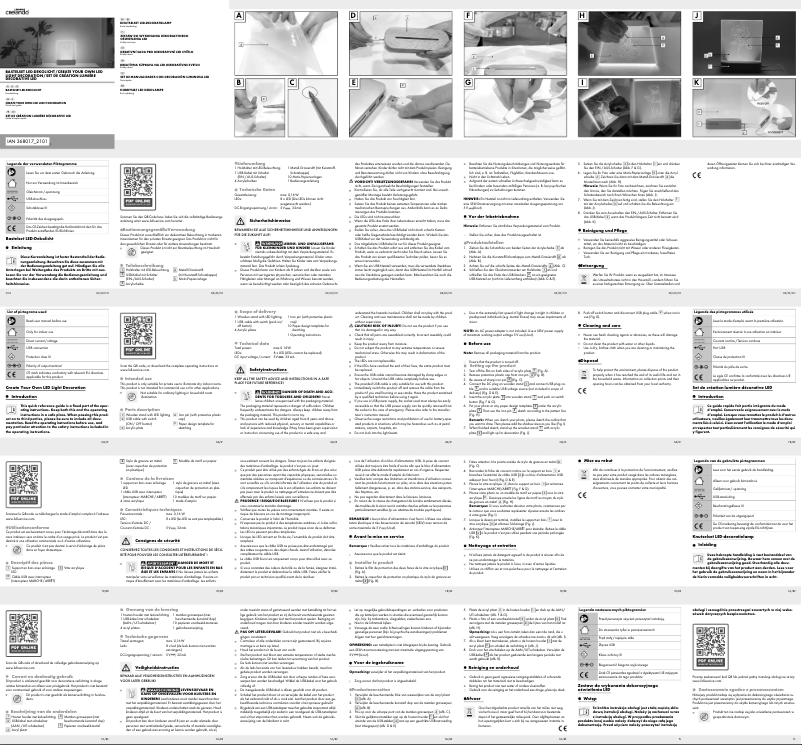 Page 1 of the manual User Manual Crelando IAN 368017