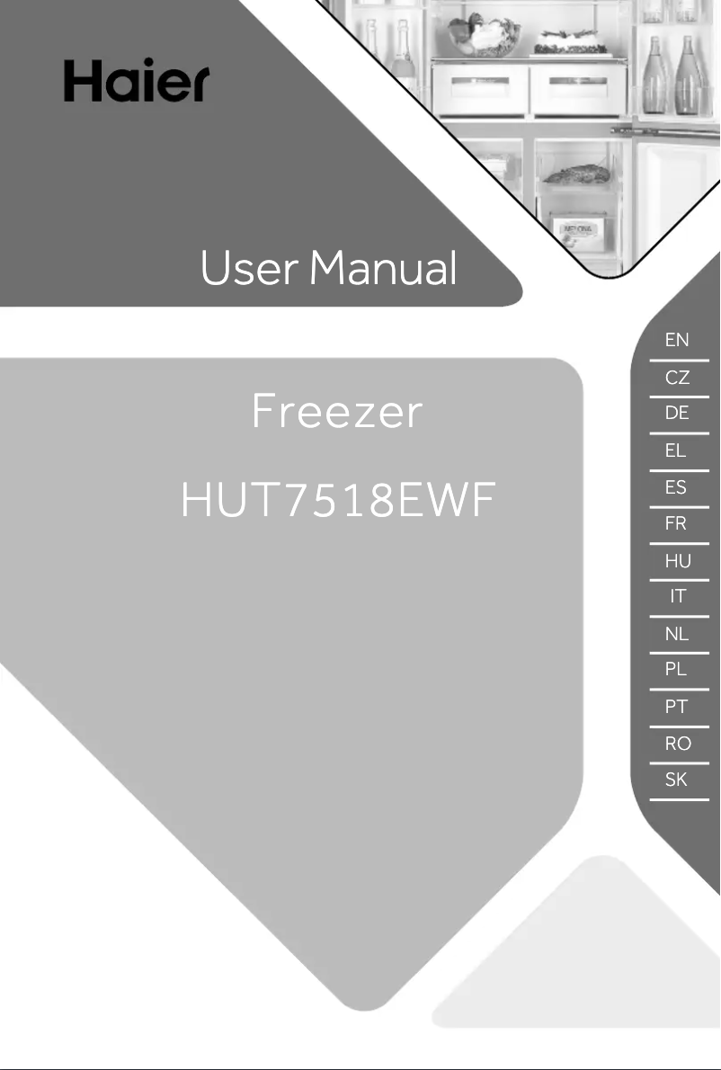 First page image of the manual for HUT7518EWF