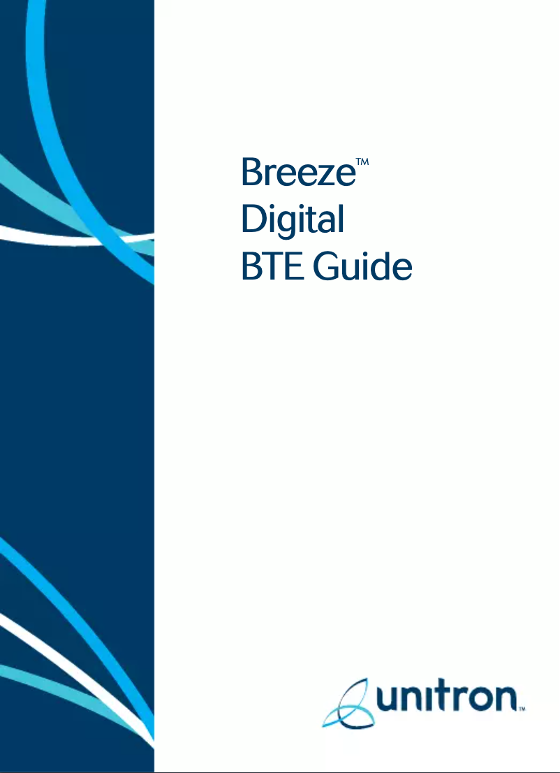 First page image of the manual for Breeze BTE