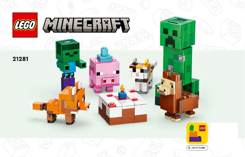 First page image of the manual for Minecraft 21281