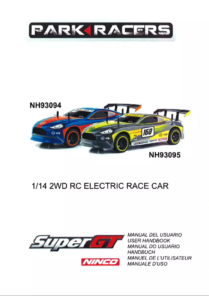 Page 1 of the manual User Manual NINCO Parkracers 1/14 Super GT2 NH93095