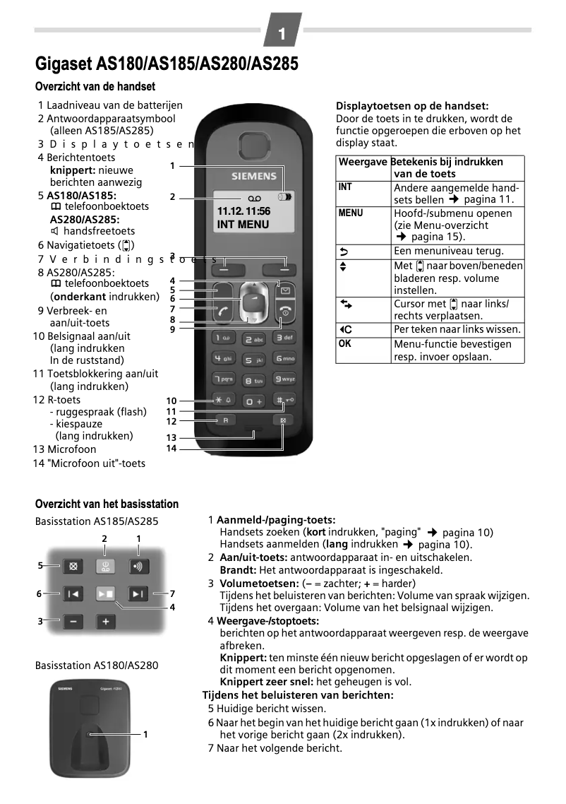First page image of the manual for AS180