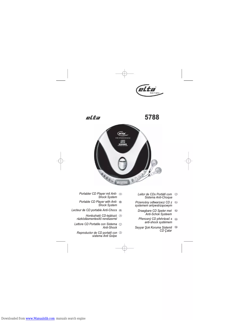 Page 1 of the manual User Manual Elta 5788