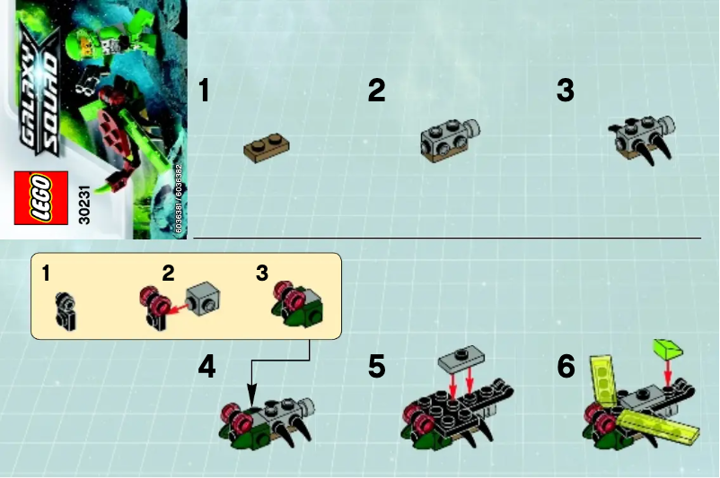 First page image of the manual for Space Insectoid