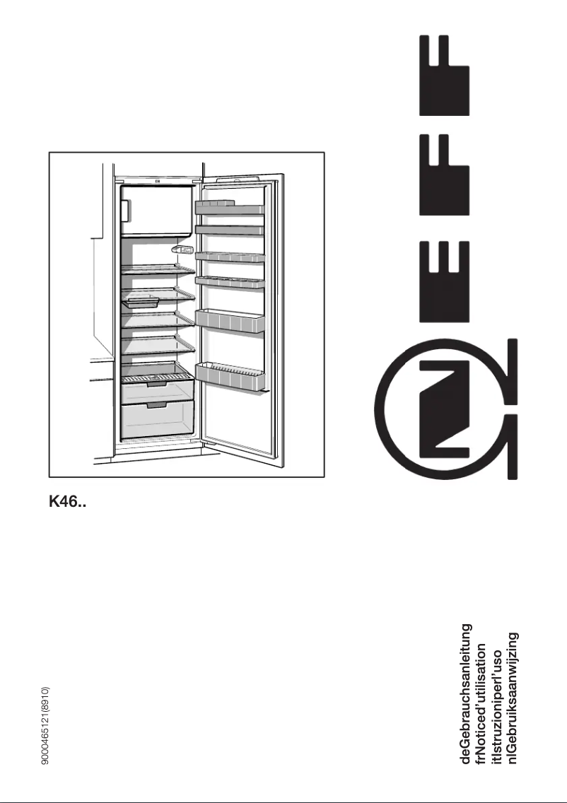 Page 1 of the manual User Manual Neff K4664X0