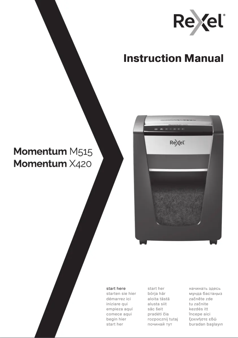 First page image of the manual for Momentum M515