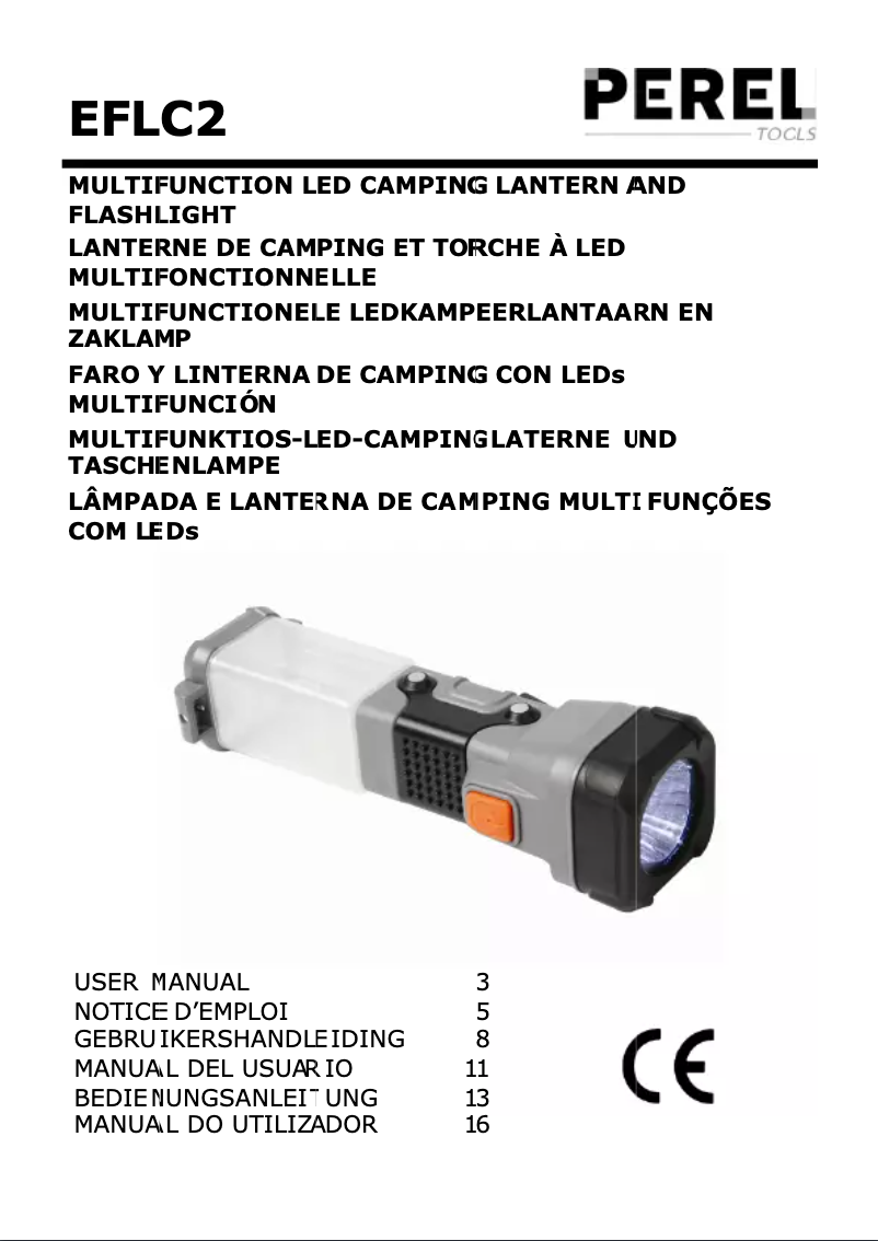 First page image of the manual for EFLC2