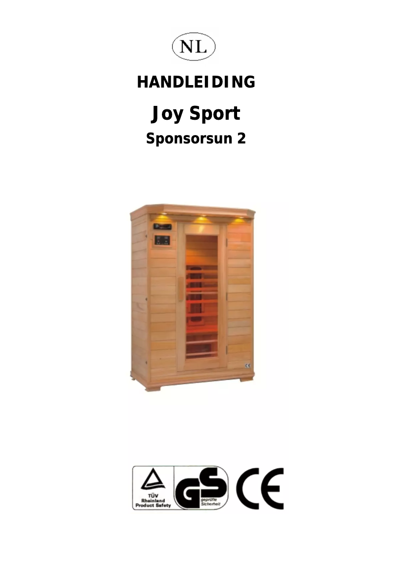 Page 1 of the manual User Manual Joy Sport Sponsorsun 2