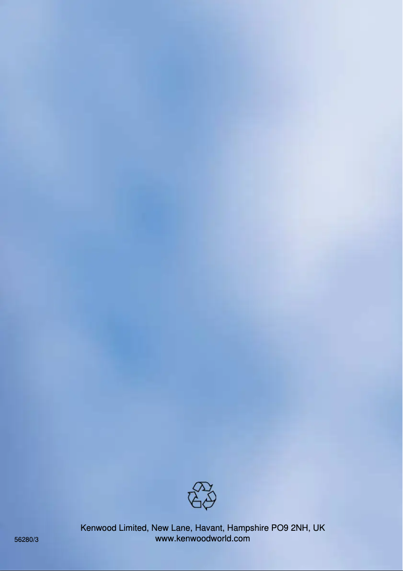 First page image of the manual for KM270