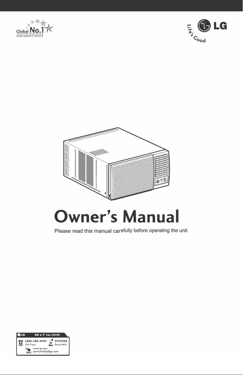 Page 1 of the manual User Manual LG LWA2CR1A