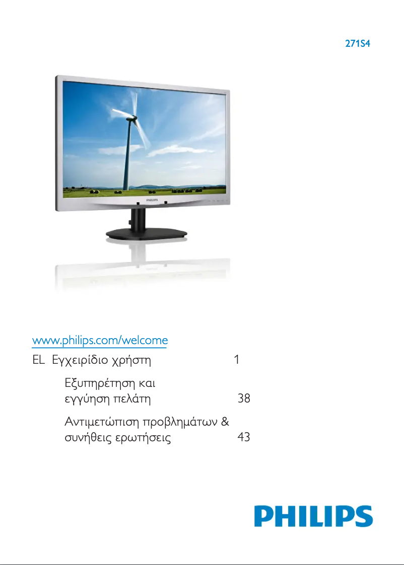 First page image of the manual for Brilliance 271S4LPYSB