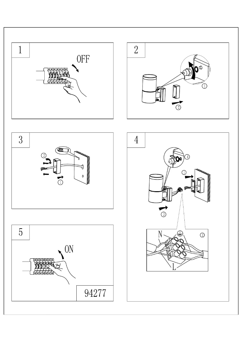 Page 1 of the manual User Manual Eglo Basalgo 1