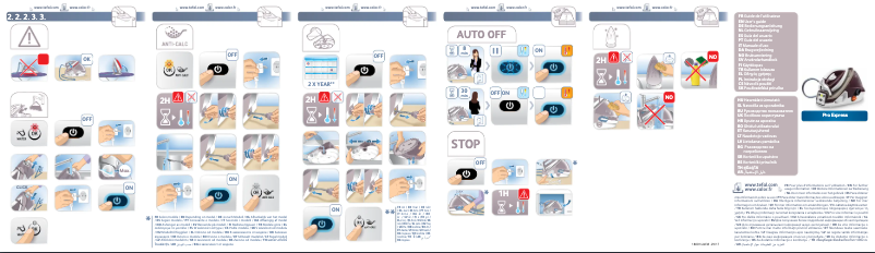 Page 1 of the manual User Manual Calor Pro Express Care GV7830C0