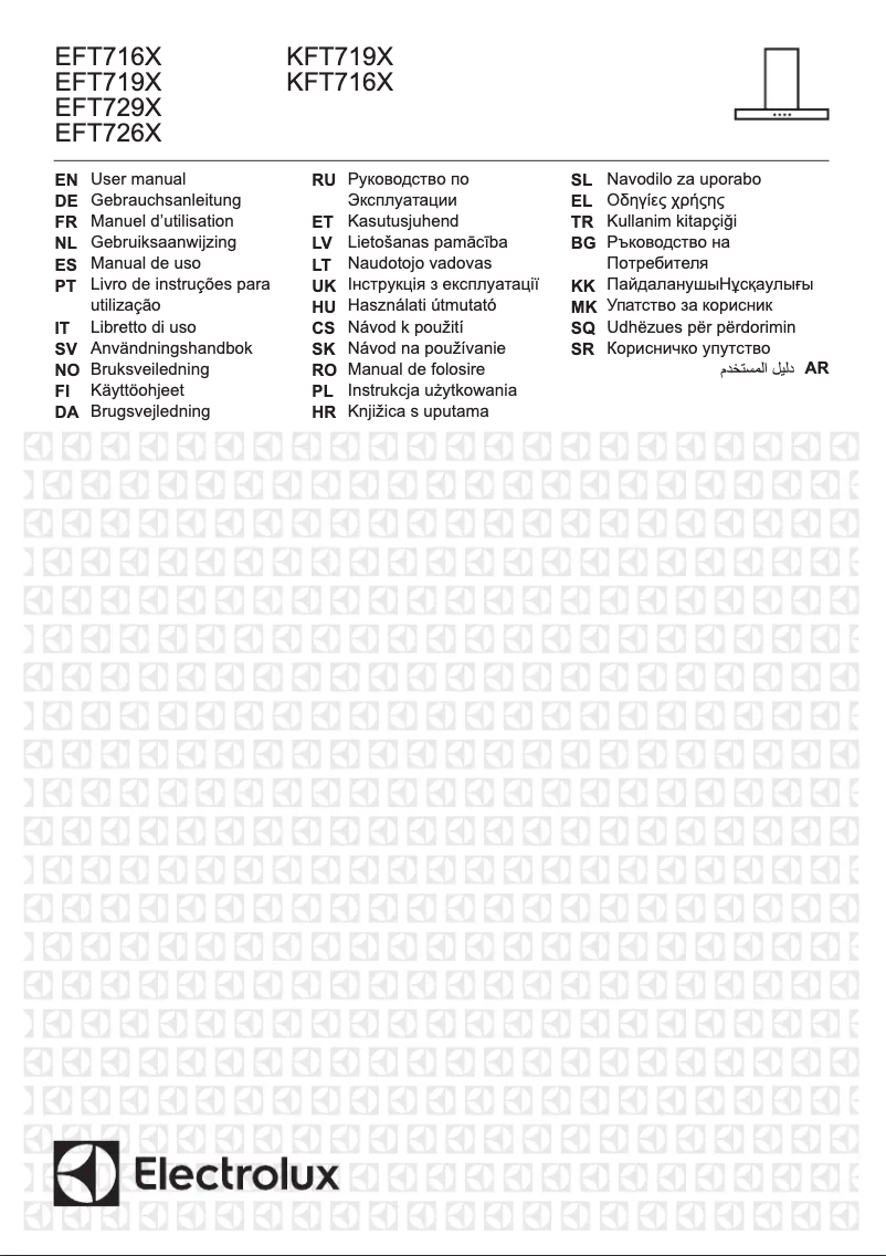 First page image of the manual for EFT719X