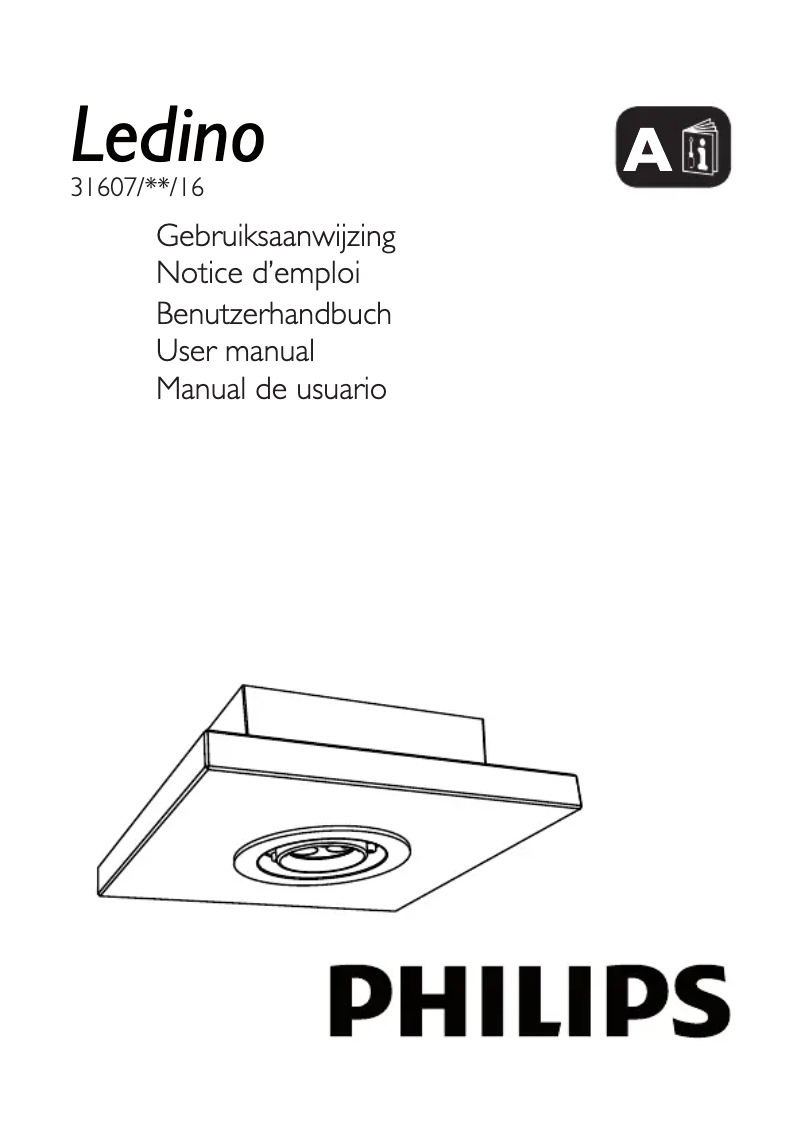 First page image of the manual for Ledino 316074816