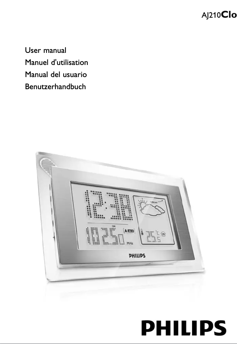 First page image of the manual for AJ210